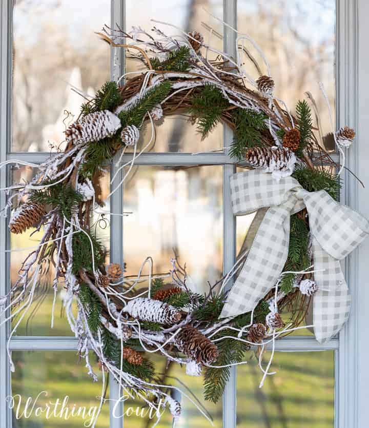 Easy Winter Wreath 2021 by Worthing Court