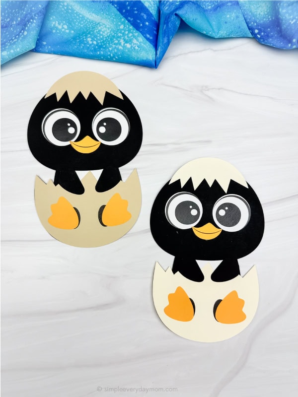 Hatching Penguin Craft by Simple Everyday Mom