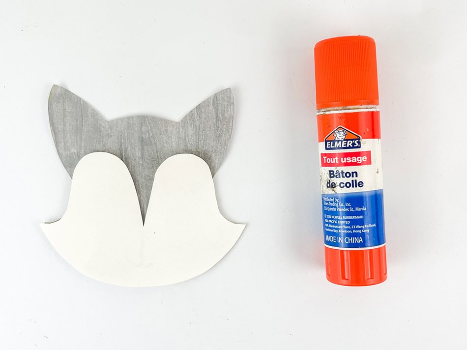 Hopping Arctic Paper Cup Fox Craft Step 3