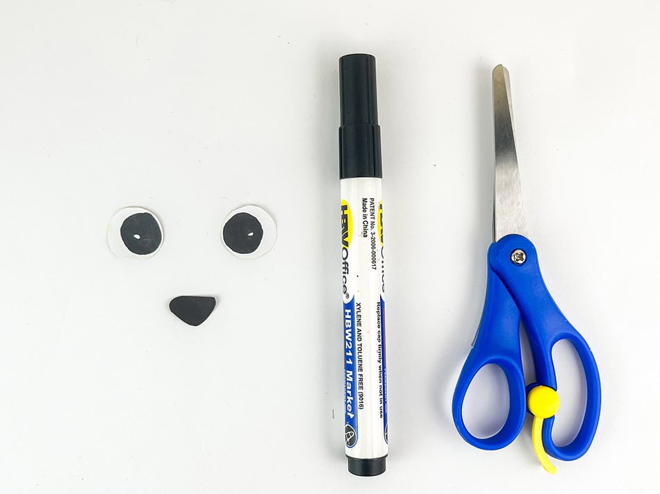 Hopping Arctic Paper Cup Fox Craft Step 6