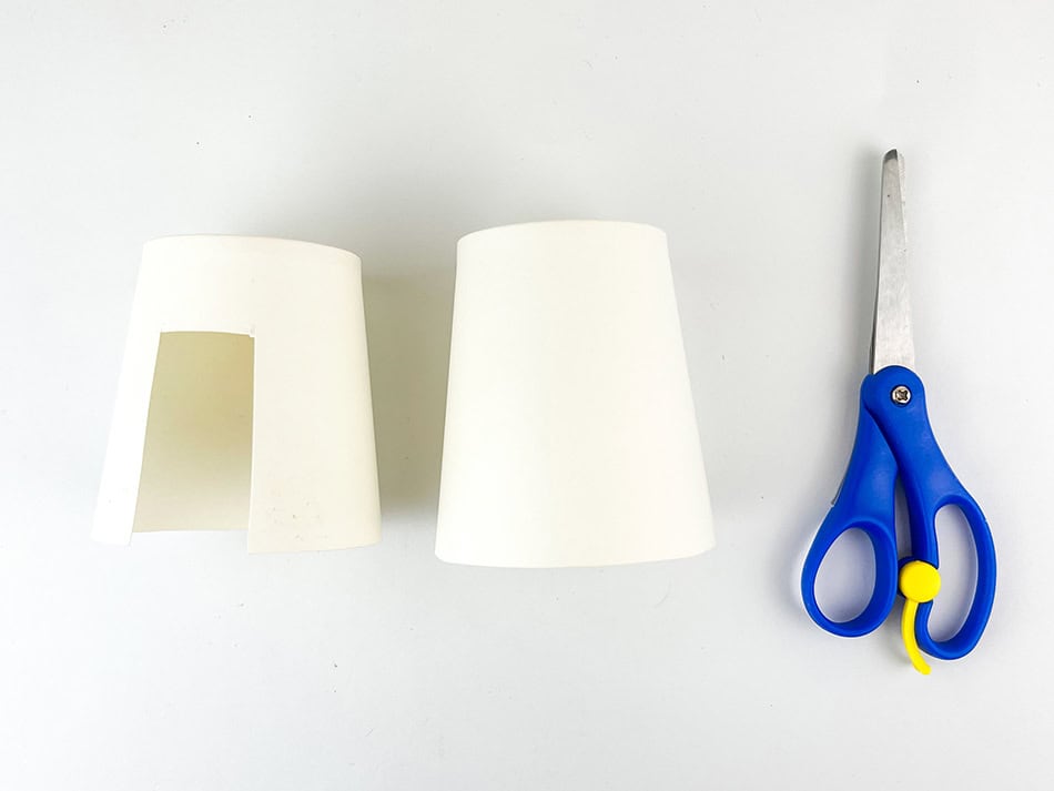 Hopping Bunny Paper Cup Craft Step 1