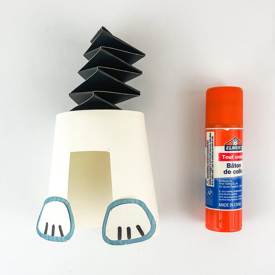 Hopping Bunny Paper Cup Craft Step 7