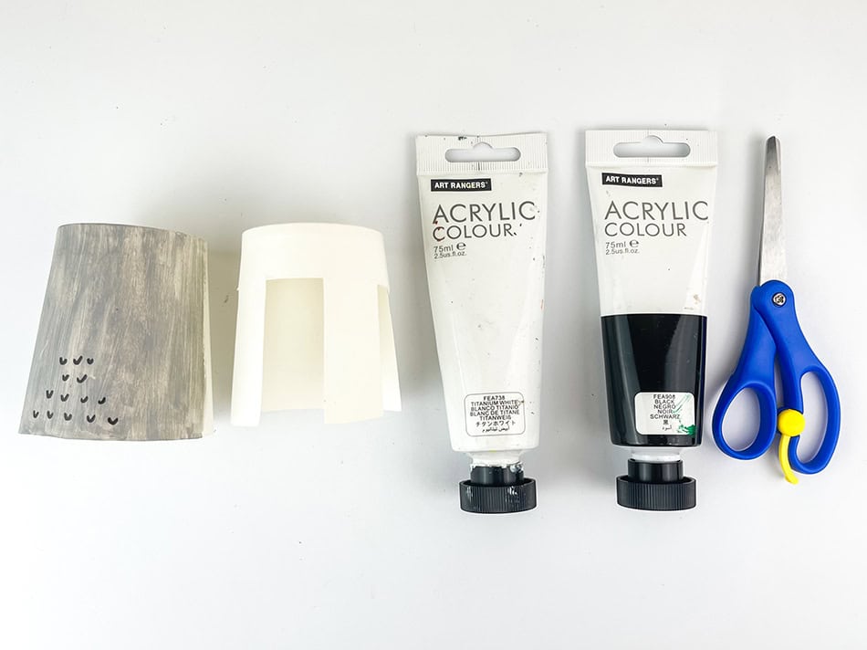 Hopping Paper Cup Owl Craft Step 1