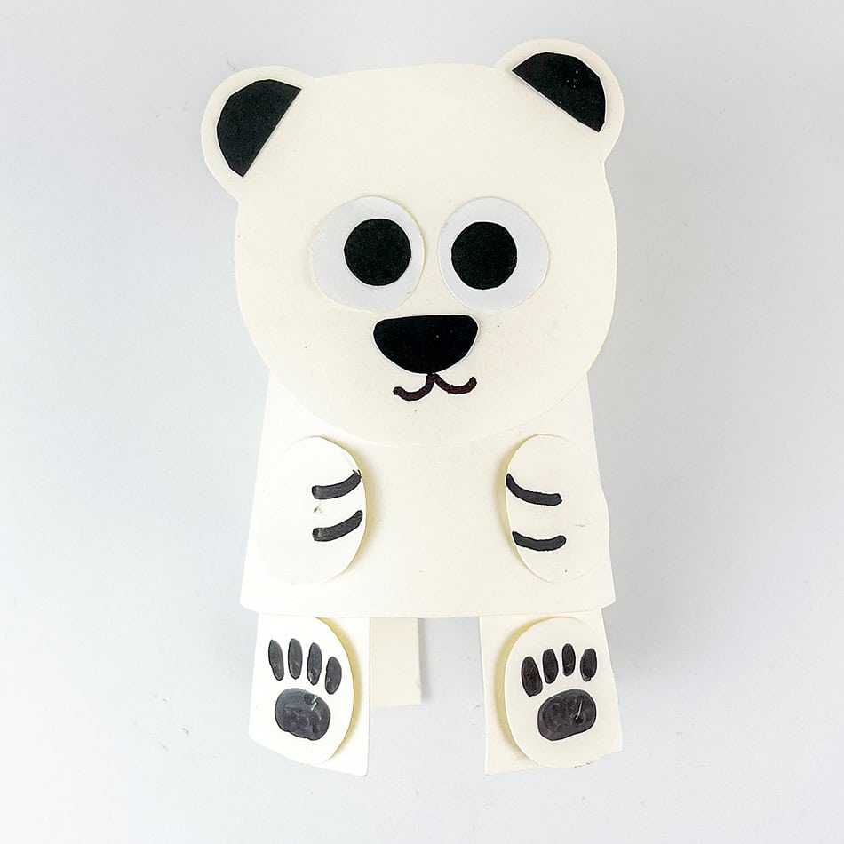 Hopping Polar Bear Step 9