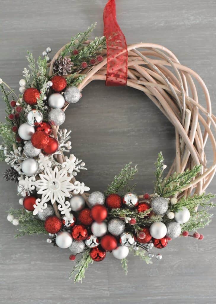How to Make a Christmas Wreath by Crazy Little Projects