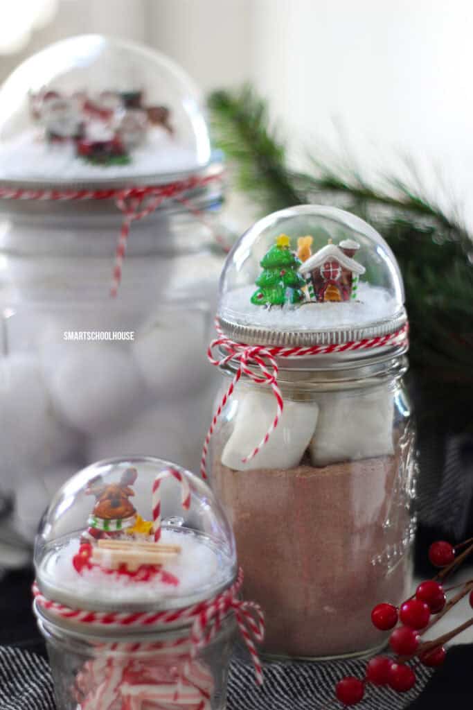 Mason Jar Lid Snow Globes by Smart Schoolhouse
