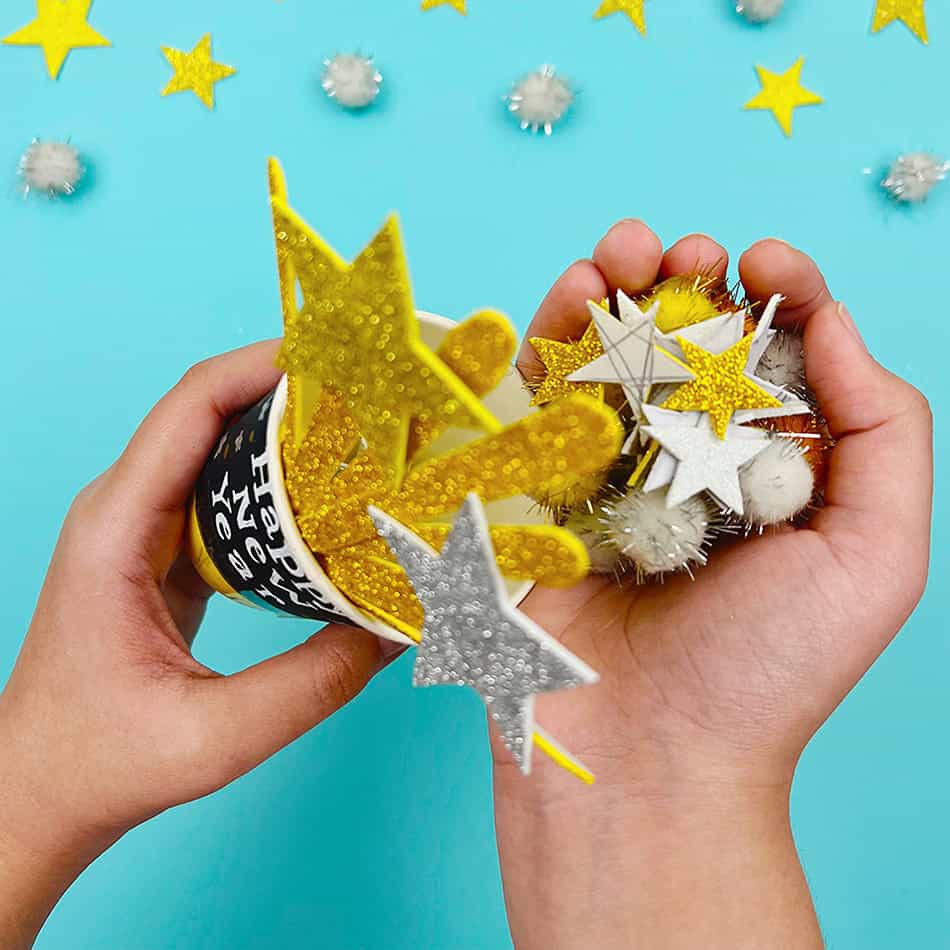 New Year's Eve Party Popper Step 11