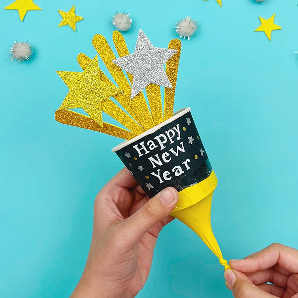 New Year's Eve Party Popper Step 12