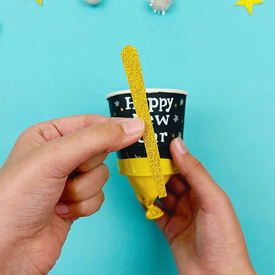 New Year's Eve Party Popper Step 8