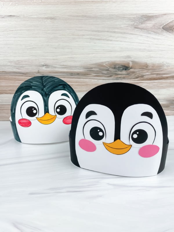 Penguin Headband Craft by Simple Everyday Mom
