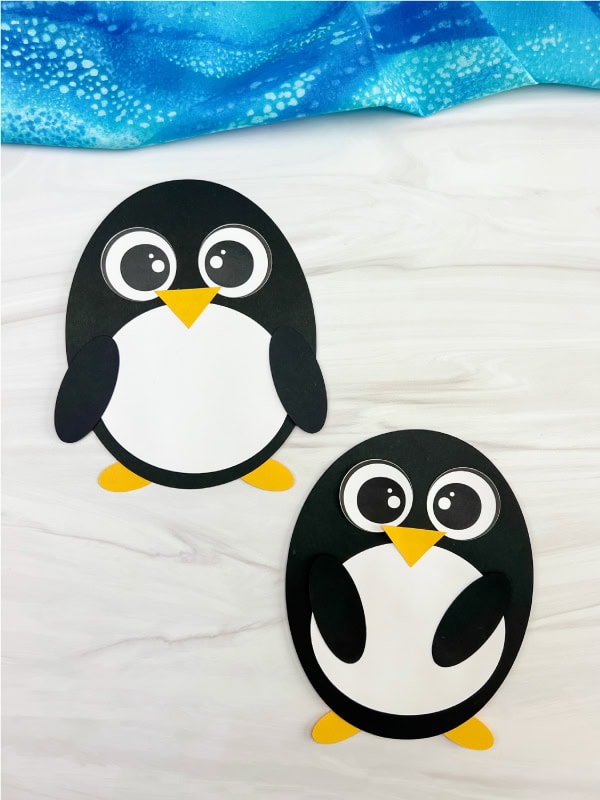 Penguin Shape Craft by Simple Everyday Mom
