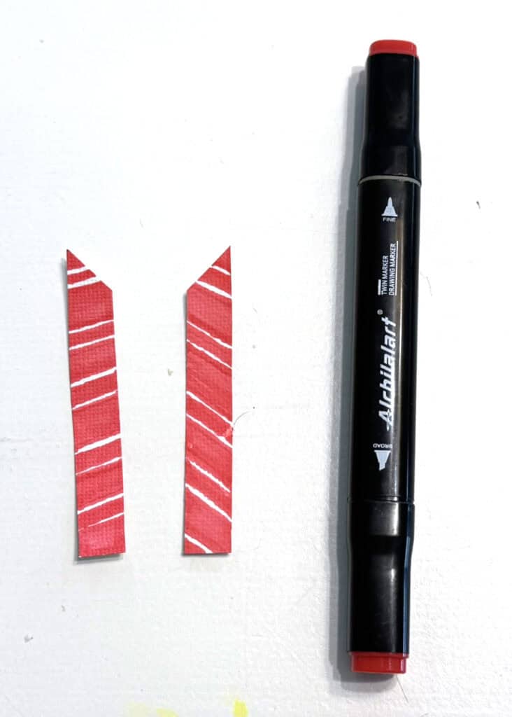 Popsicle Stick Gingerbread House Step 12