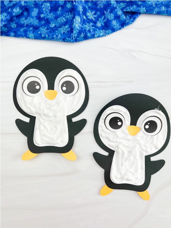 Puffy Paint Penguin Craft by Simple Everyday Mom