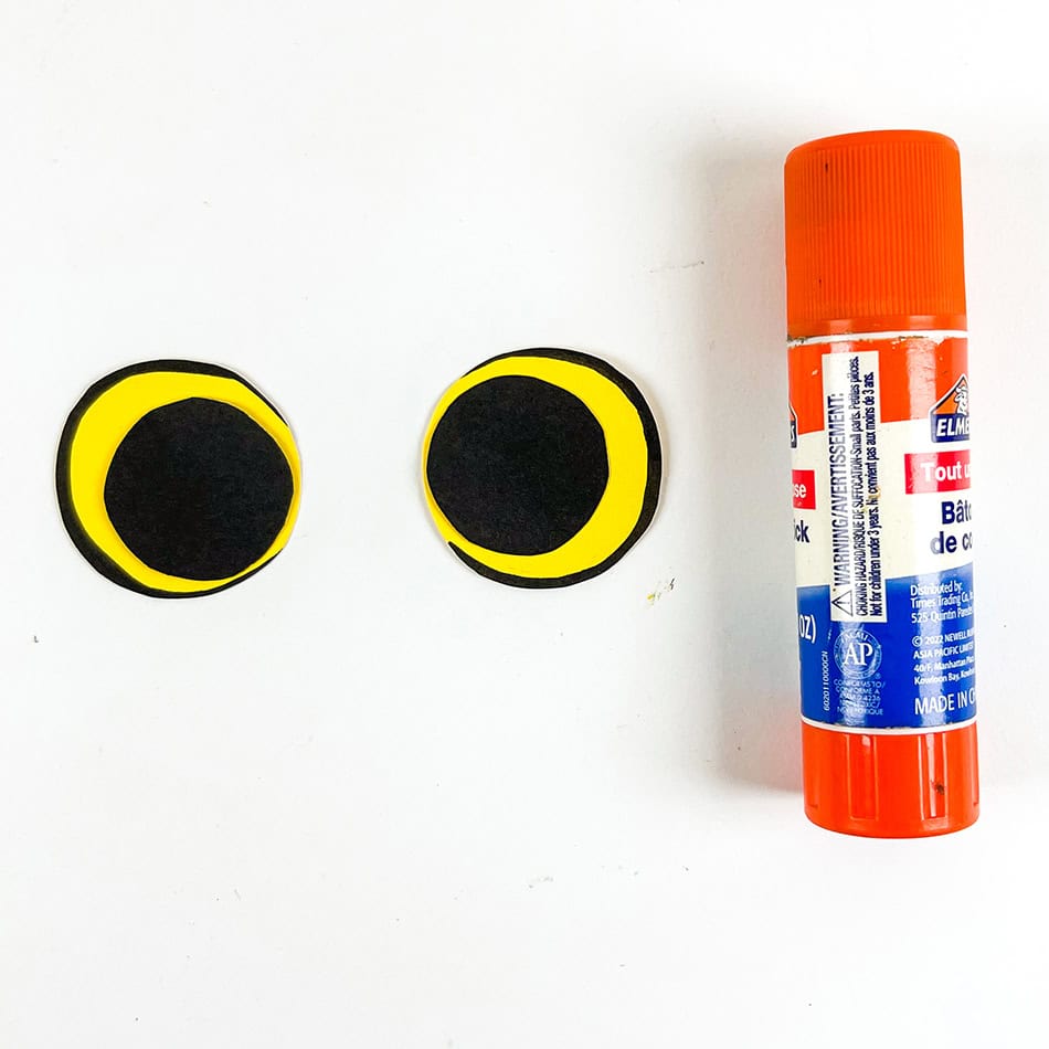 Snowy Owl Handprint Craft Step 6