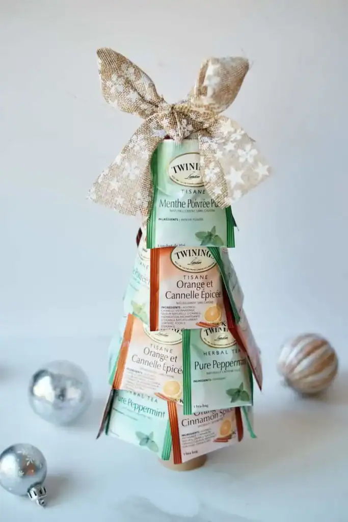 Tea Bag Christmas Tree by Single Girls DIY
