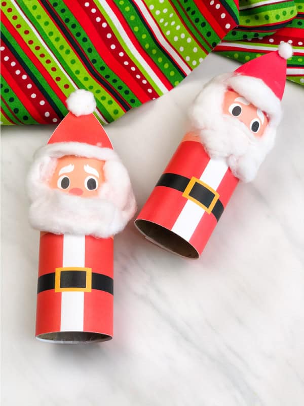 Toilet Roll Santa Craft by Simple Everyday Mom