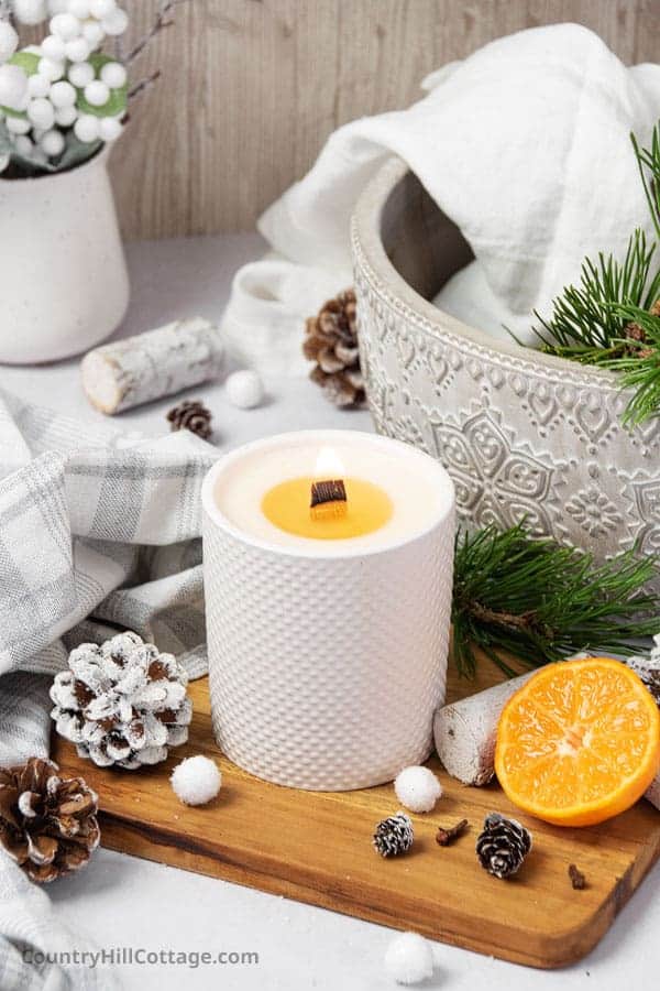 Winter Candle Making by Country Hill Cottage
