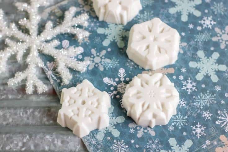 Winter Snowflake Soap by Soap Deli News