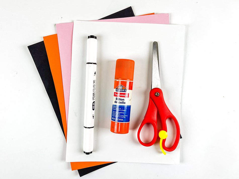 Penguin Handprint Craft Materials